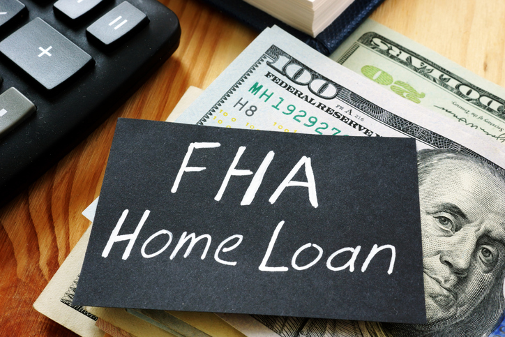 written words FHA Home loan